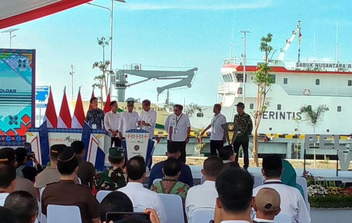 Presiden Jokowi Resmikan Pelabuhan Wani dan Pantoloan di Sulawesi Tengah