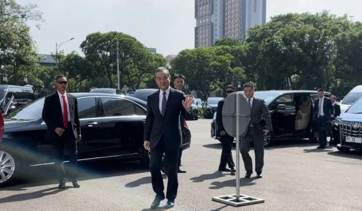 Menlu China Wang Yi Temui Presiden Jokowi di Istana Kepresidenan