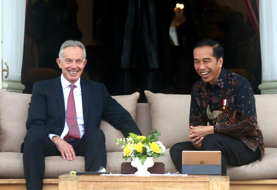 Presiden Jokowi Bertemu Eks PM Inggris, Bahas Investasi di Sektor Energi
