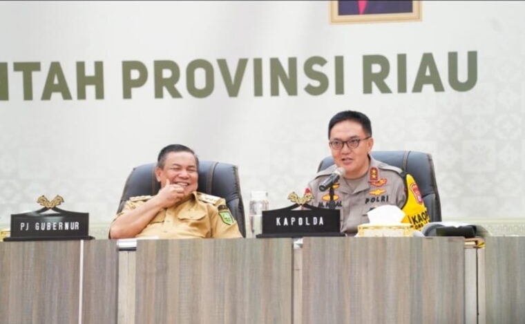 Kapolda Riau Paparkan Pencapaian Kegaiatan Pengamanan Pemilu 2024