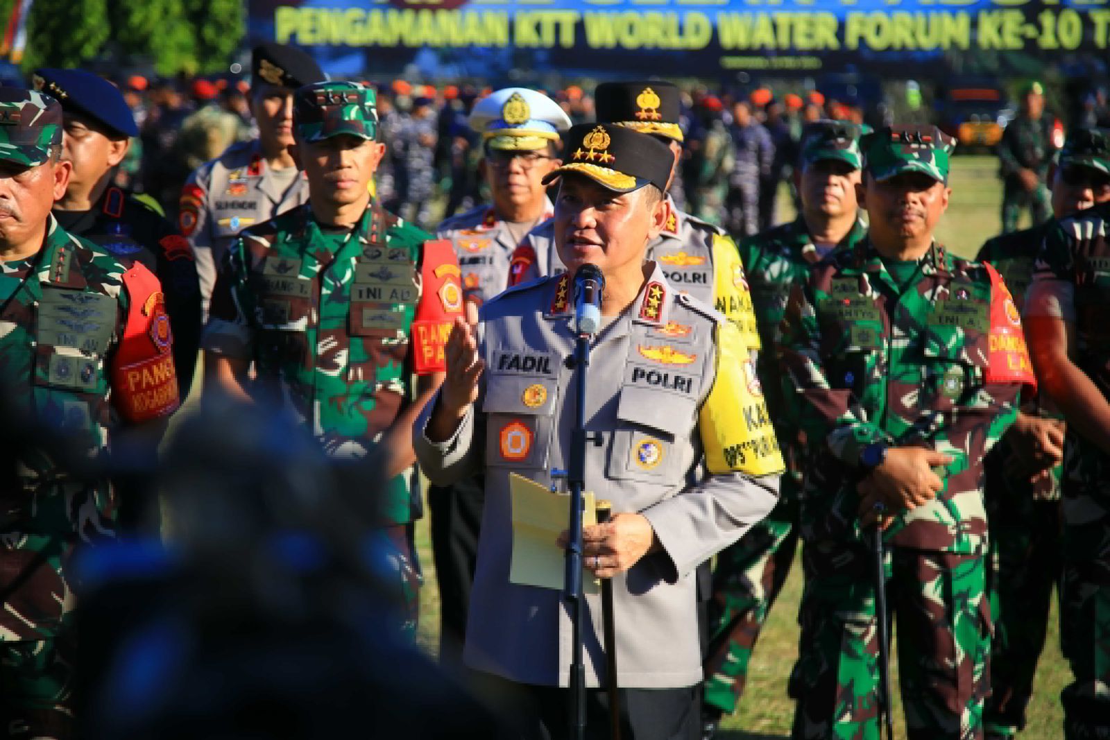 TNI-Polri Siapkan Tiga Ring Pengamanan World Water Forum Ke-10