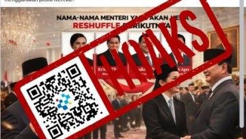 [HOAKS] Presiden Prabowo akan Reshuffle Kabinet pada Bulan Maret
