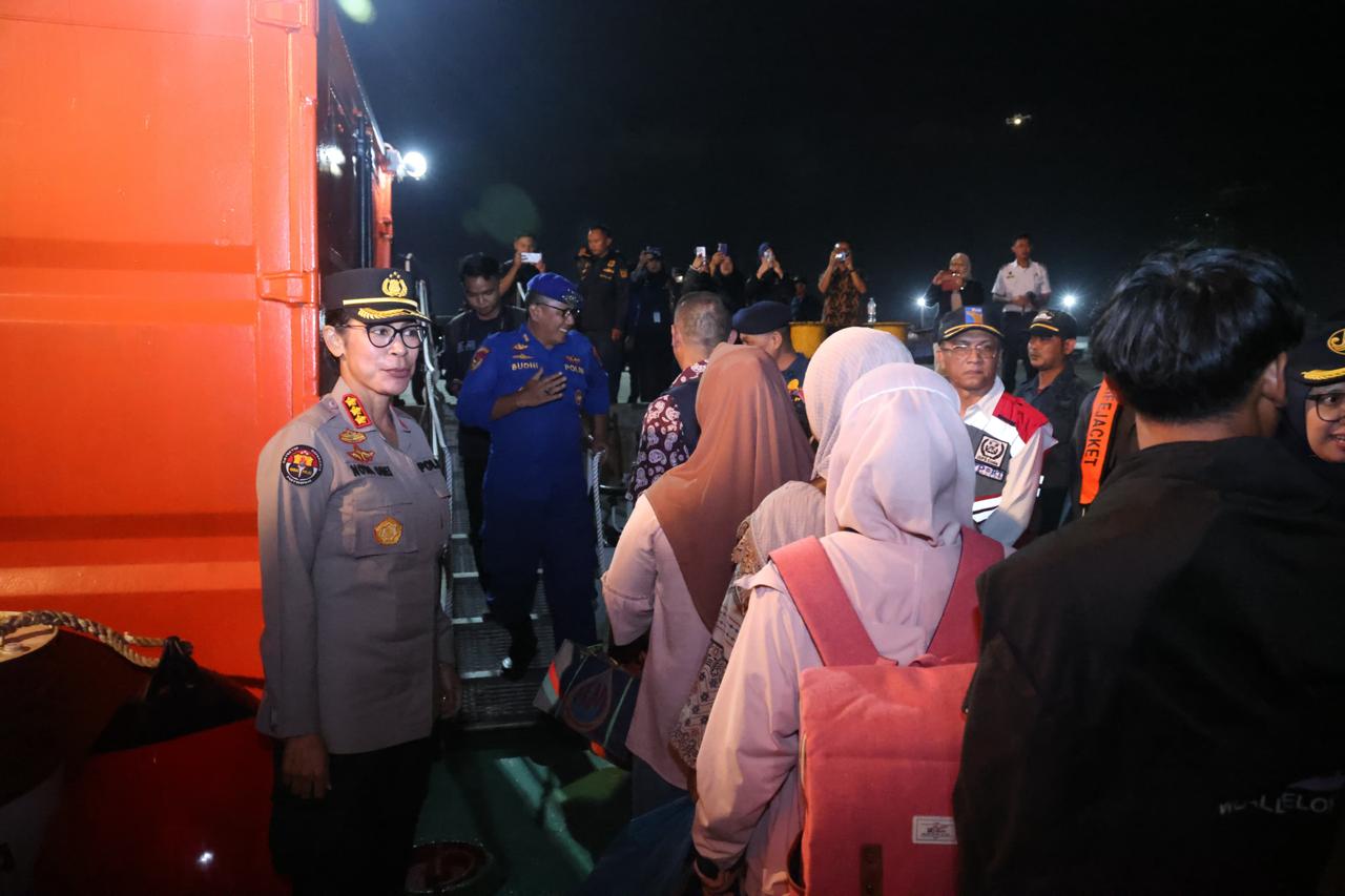Arus Balik Mudik Gratis Polda Kepri, 142 Penumpang Tiba di Batam