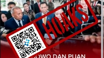 [HOAKS] Presiden Prabowo dan Puan Maharani Sebut Tanah Bekas Bencana Dikelola Cina