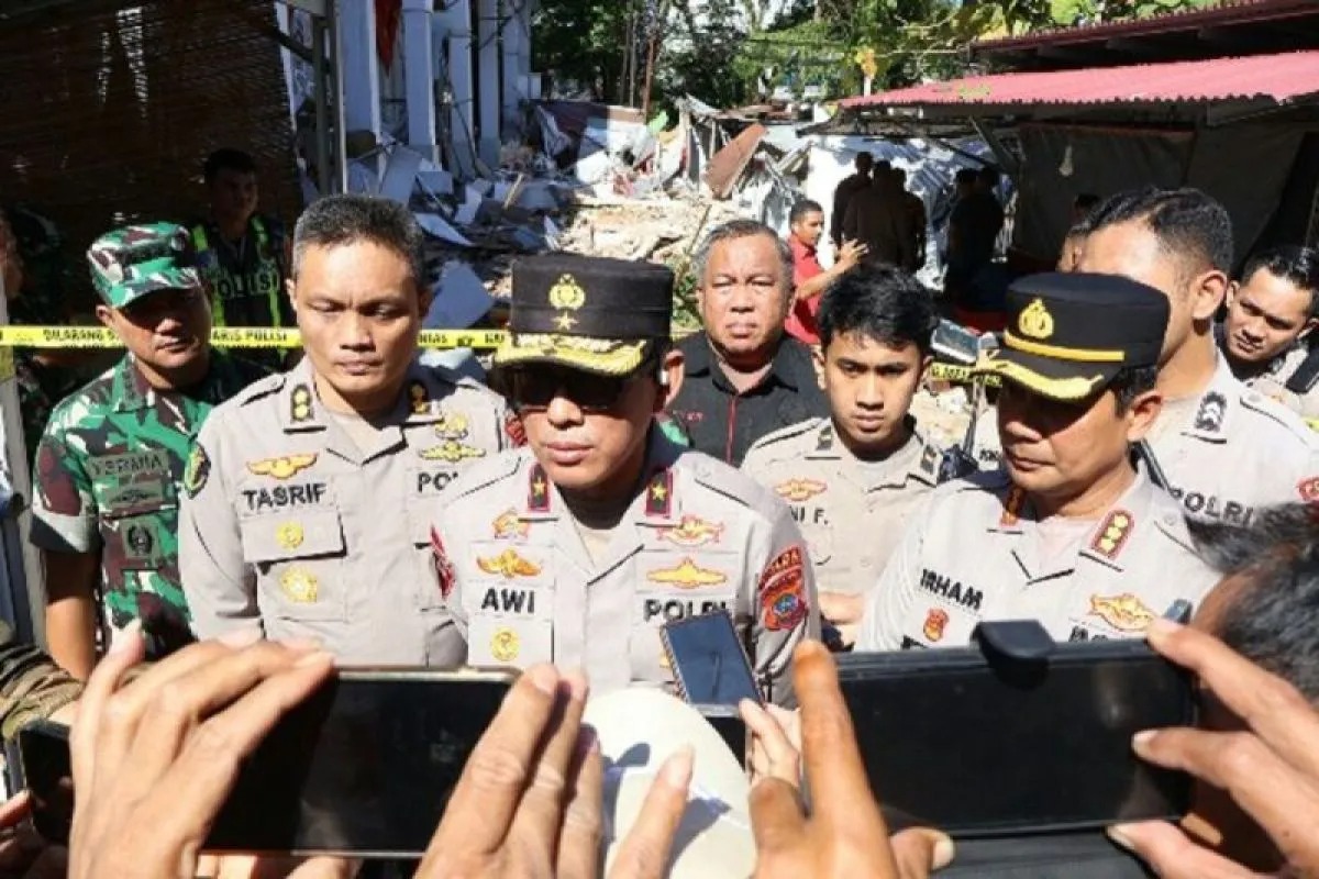 Polda Sulut Koordinasi Lakukan Pendataan & Patroli Mitigasi Usai Gempa M7,6 Mengguncang