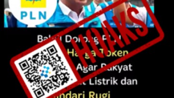 [HOAKS] Bahlil Tekan PLN Naikkan Harga Token Listrik