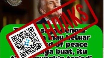 [HOAKS] Donald Trump Mengecam Rencana Indonesia Keluar dari BoP