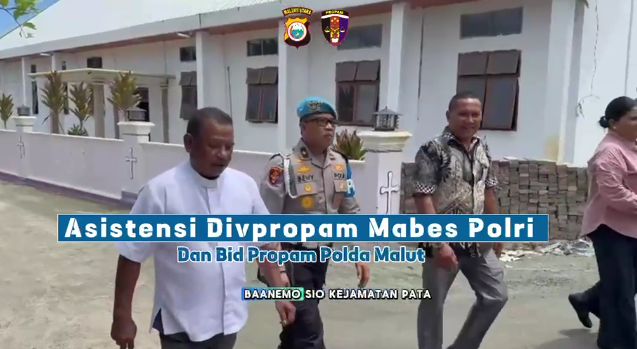 Pendekatan Humanis Divpropam Polri Pasca Bentrokan di Desa Sibenpopo, Halmahera Tengah
