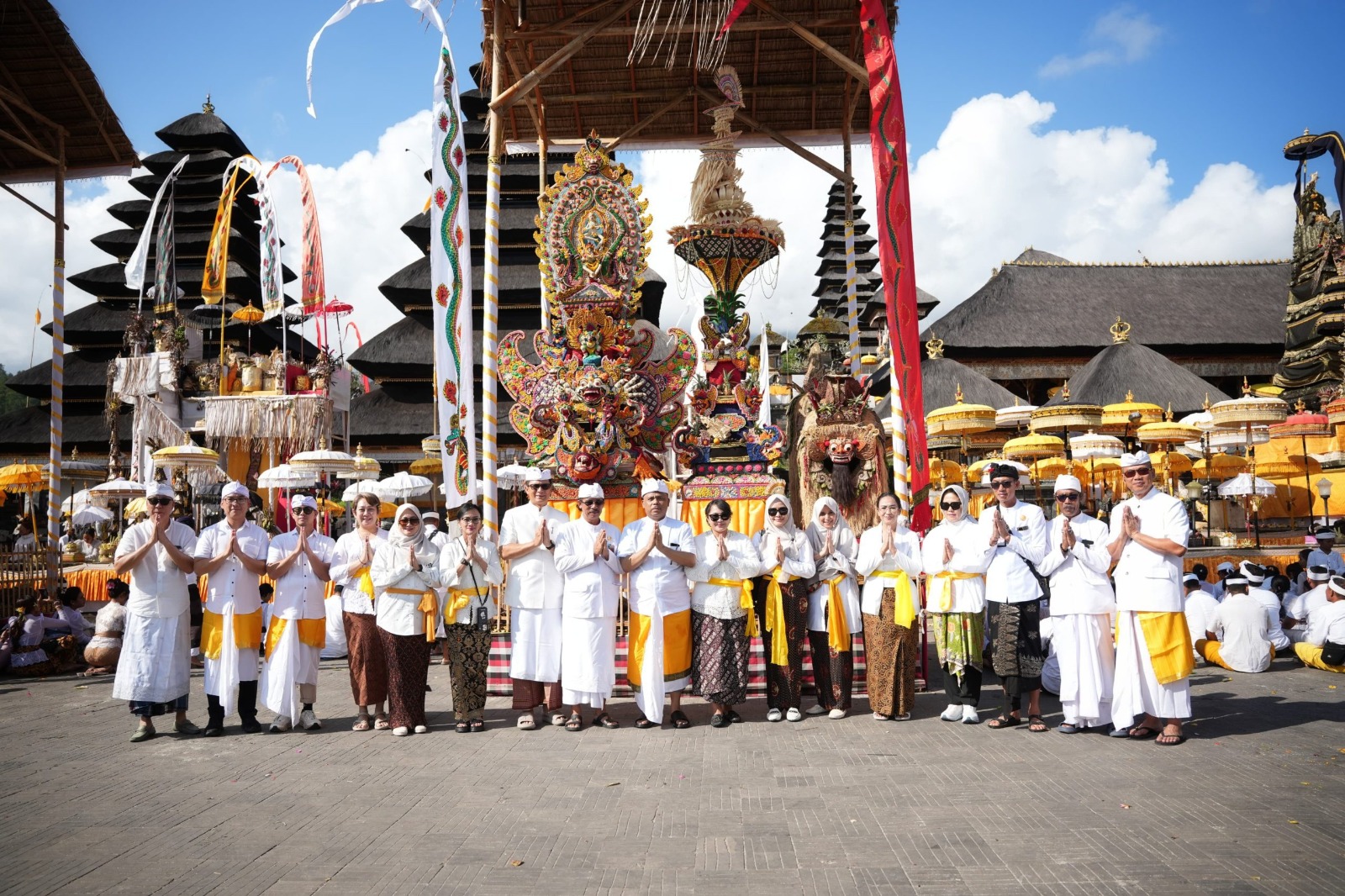 Upacara Adat dan Doa Bersama di Pura Besakih, Korlantas Polri Harap Kelancaran Kemala Run 2026