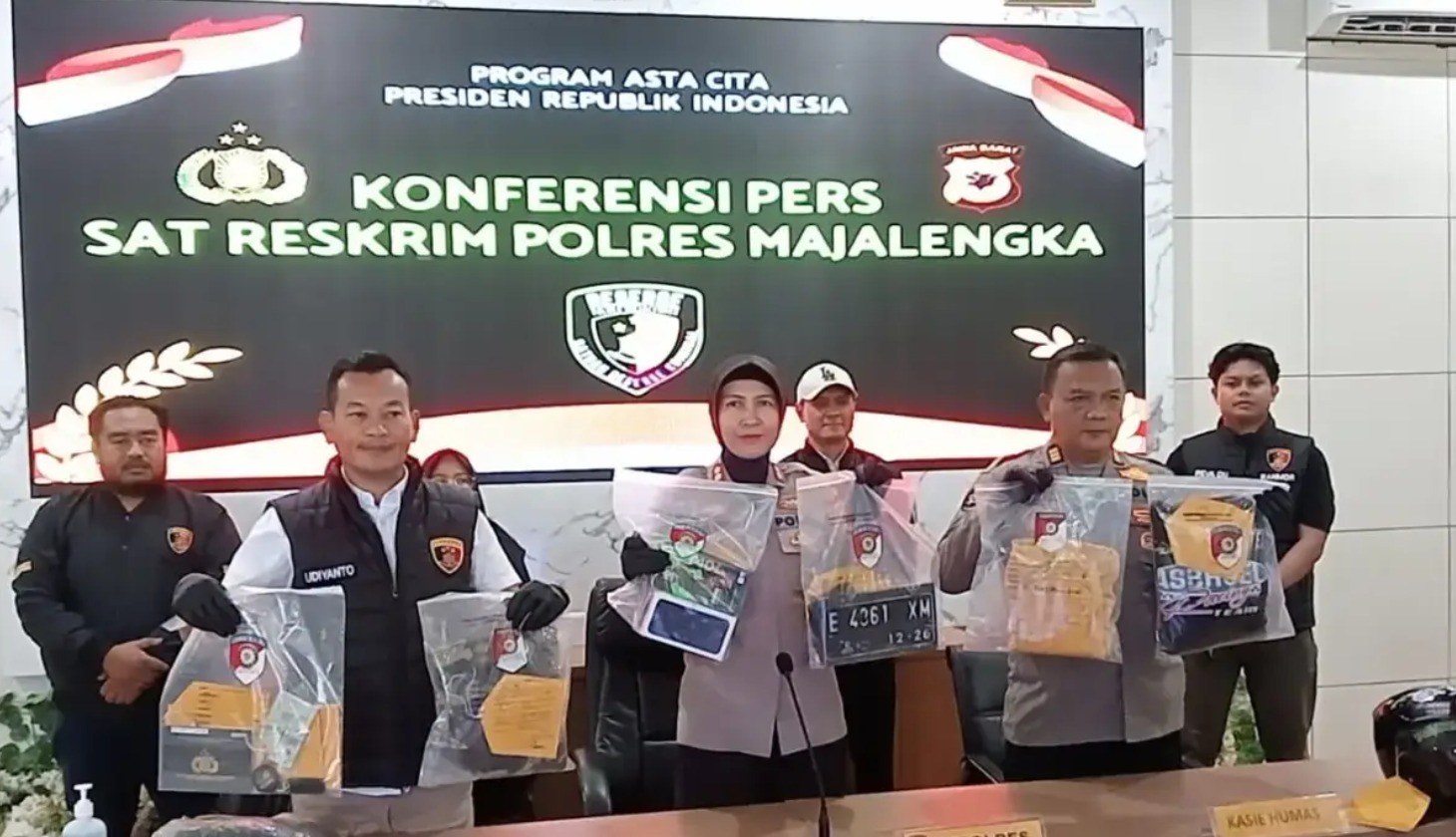 Polres Majalengka Ringkus Komplotan Begal Sadis yang Tega Seret Korban di Cigasong