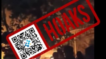 [HOAKS] Meteor Jatuh di Lampung Utara