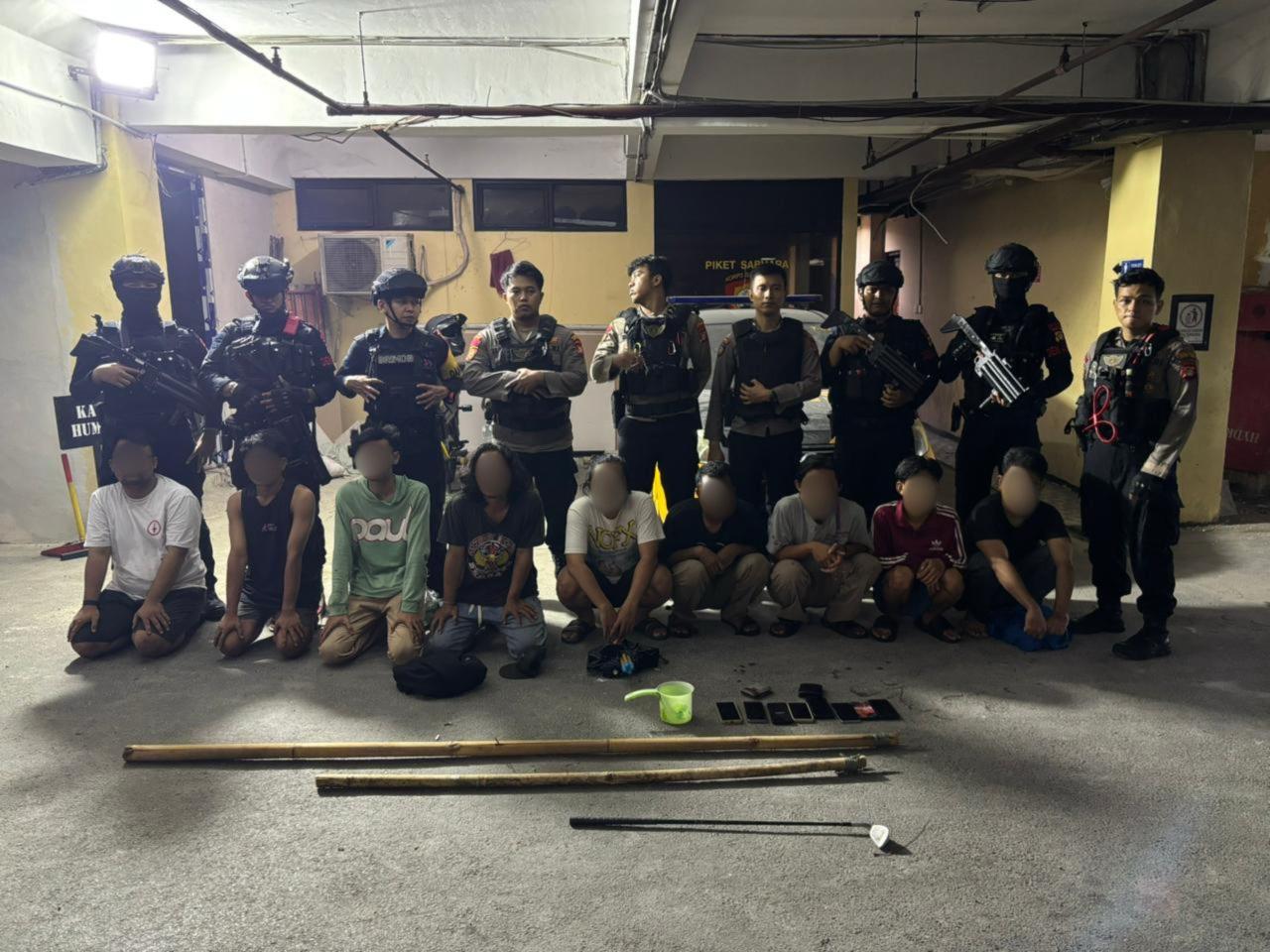 Brimob Polda Metro Jaya Gagalkan Rencana Tawuran di Jakarta Timur