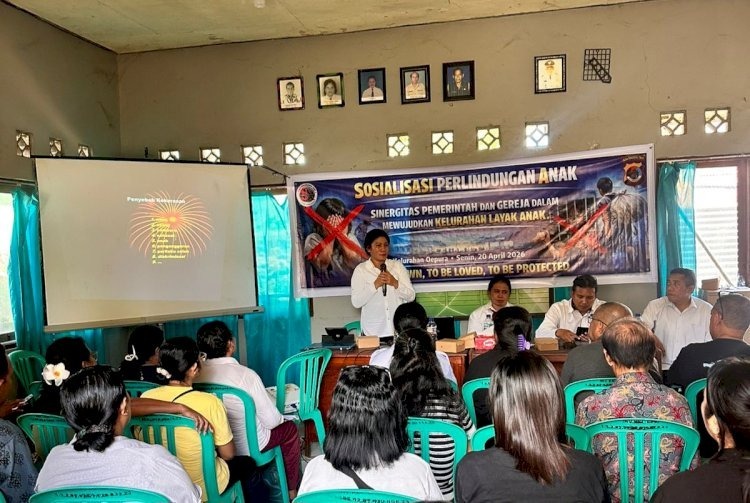 Ditres PPA-PPO Polda NTT Edukasi Warga Oepura Wujudkan Kelurahan Ramah Anak dan Anti Kekerasan