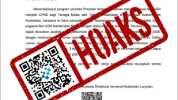 [HOAKS] Peralihan Nakes Non-ASN jadi CPNS