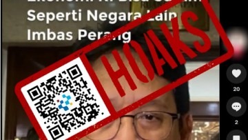 [HOAKS] Menkeu Purbaya Ingatkan Ekonomi Indonesia Suram karena Perang