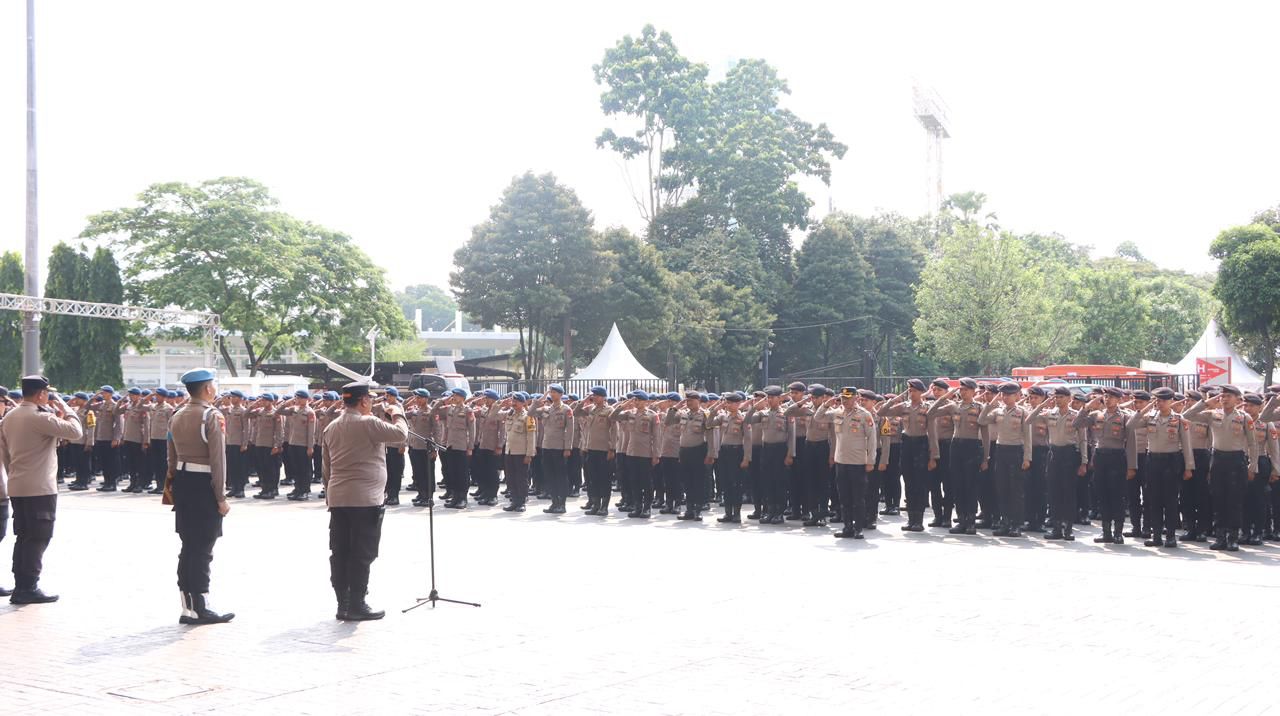 1.200 Personel Gabungan Pelayanan Pertandingan BRI Super League di GBK