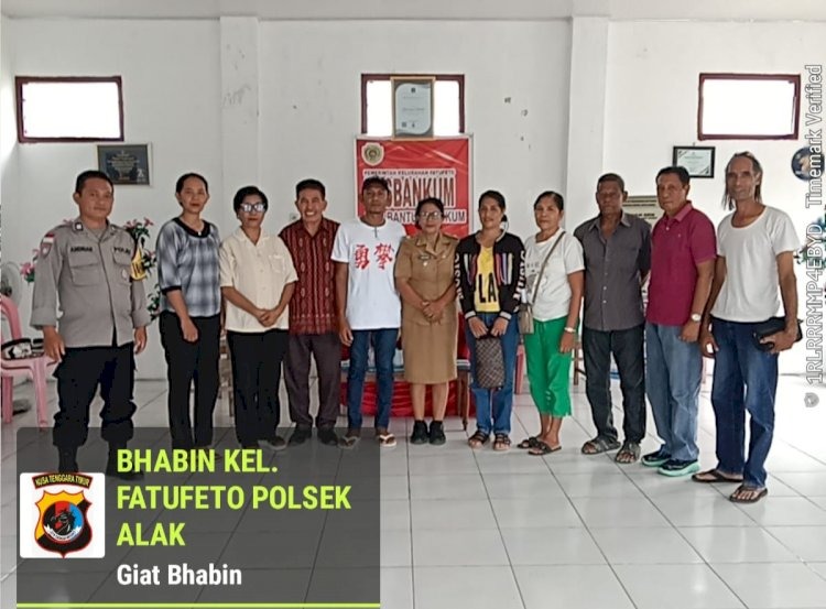 Tindak Lanjut Cepat Aduan 110, Bhabinkamtibmas Fatufeto Mediasi Kasus KDRT Secara Kekeluargaan