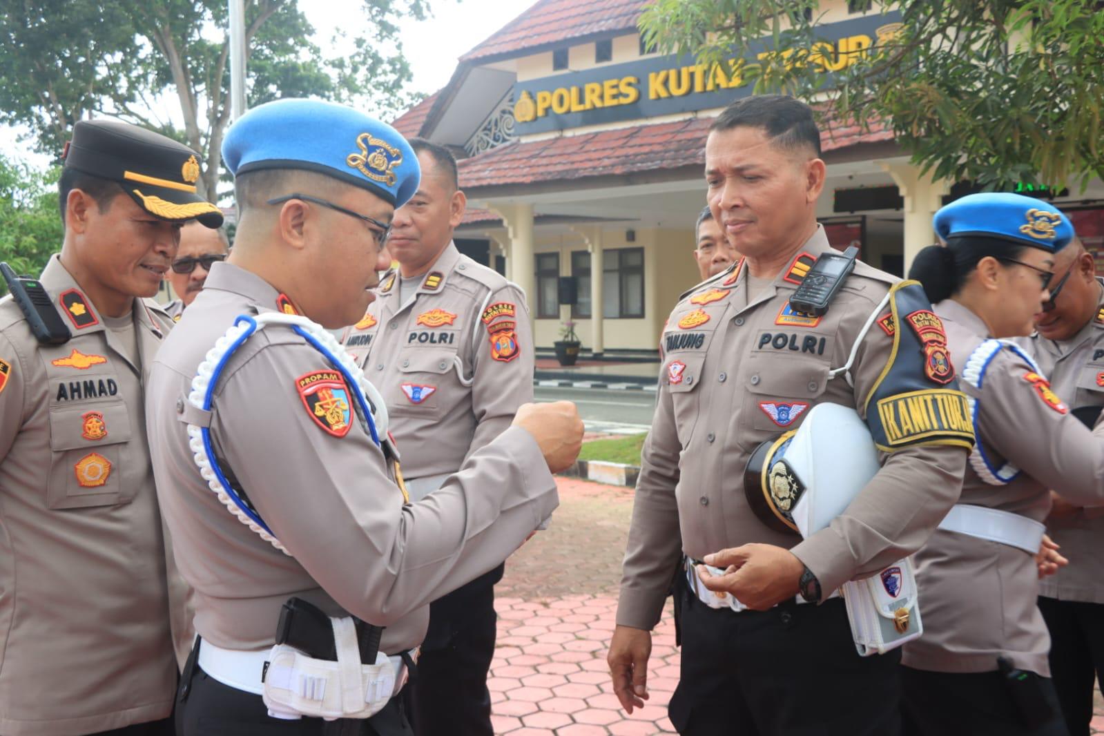 Bid Propam Polda Kaltim Periksa Ketat Senpi Personel Polres Kutim
