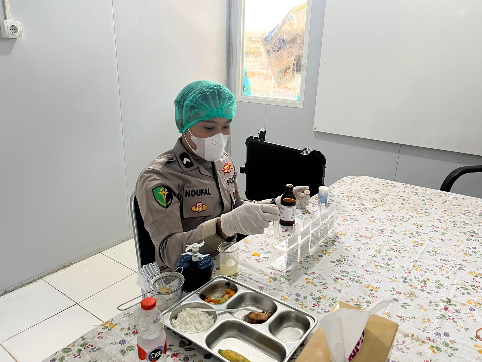 Tim Food Safety Biddokkes Polda Kaltim Cek Kualitas Makanan di SPPG