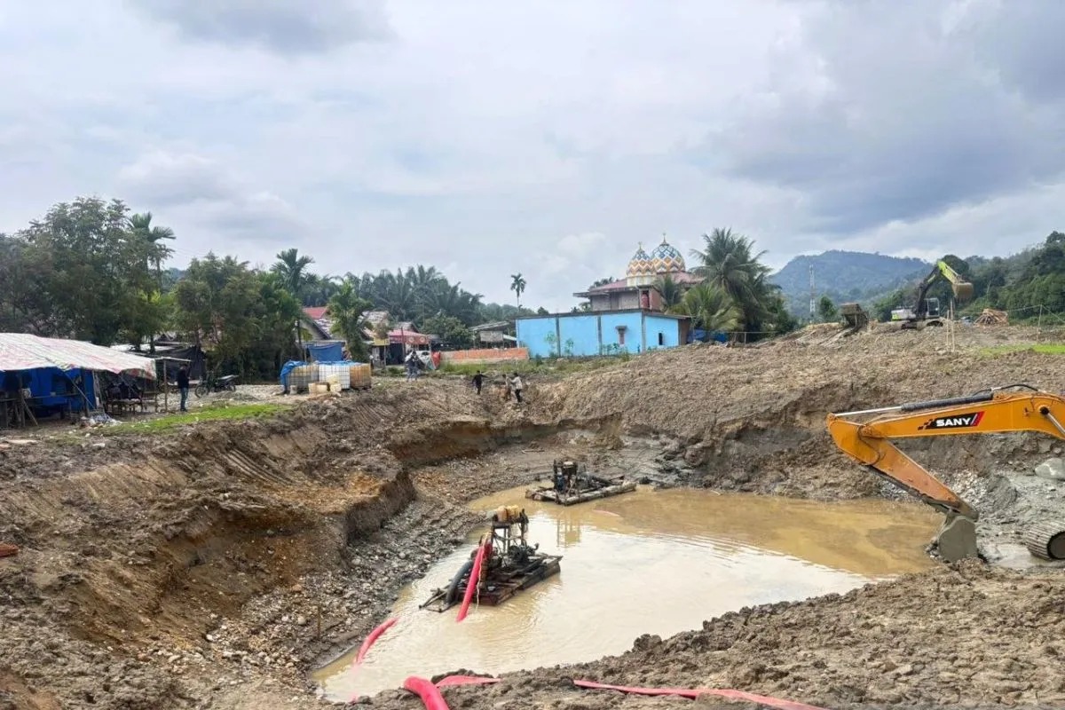 Polda Jambi Amankan Tujuh Pelaku Tambang Emas Ilegal
