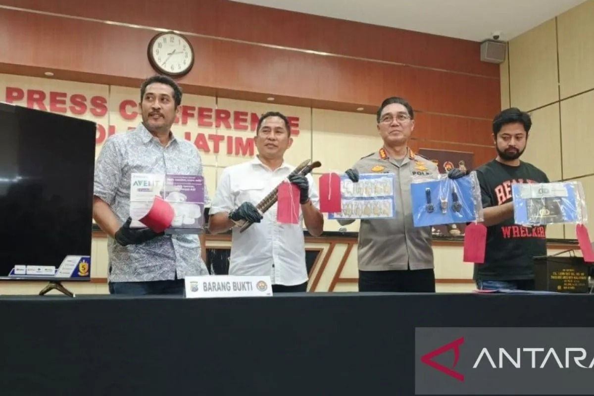 Polda Jatim Bekuk Komplotan Pembobol Rumah Kosong Lintas Provinsi