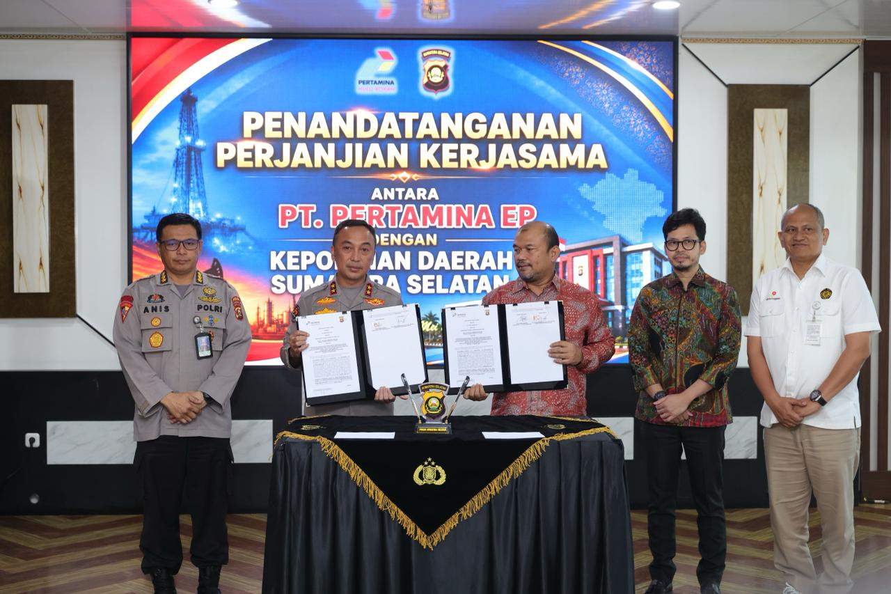 Polda Sumsel Jalin Kerja Sama Strategis dengan PT Pertamina EP