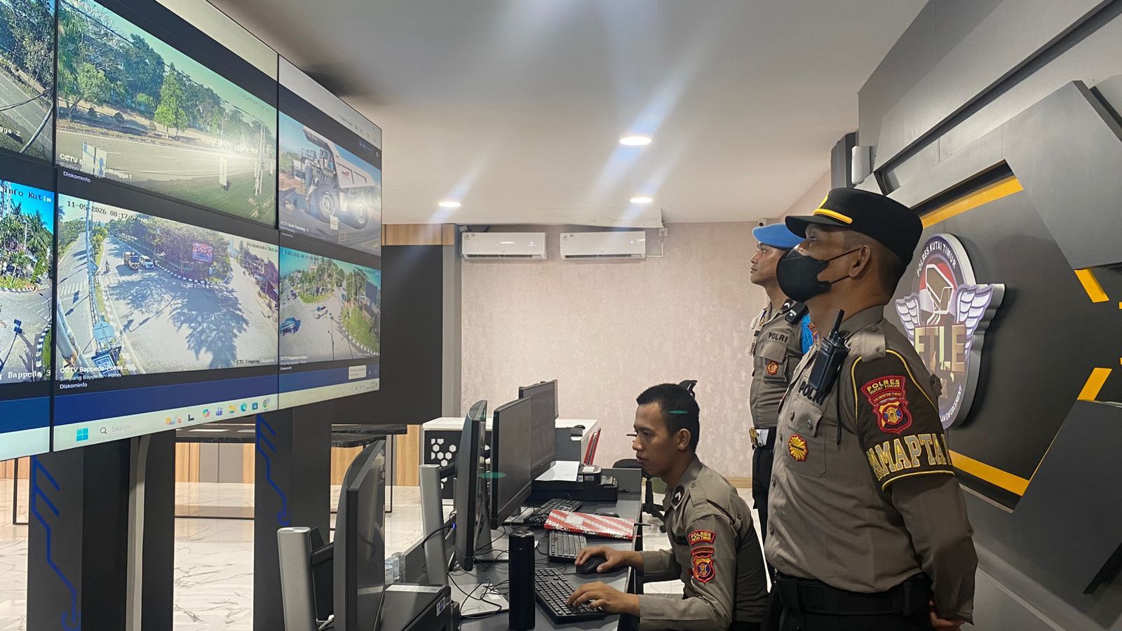 Posko Digital Polres Kutai Timur Pantau Karhutla Secara Real Time