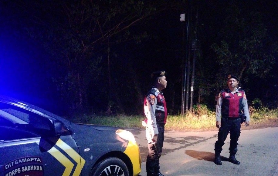 Jajaran Polres Metro Lampung Patroli Antisipasi C3 Saat Dini Hari