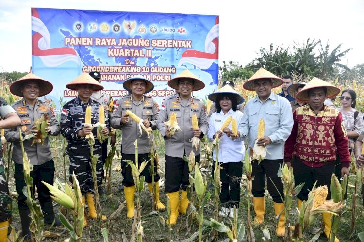 Kapolda NTT Pimpin Panen Raya Jagung 2026 sebagai Wujud Penguatan Ketahanan Pangan Daerah