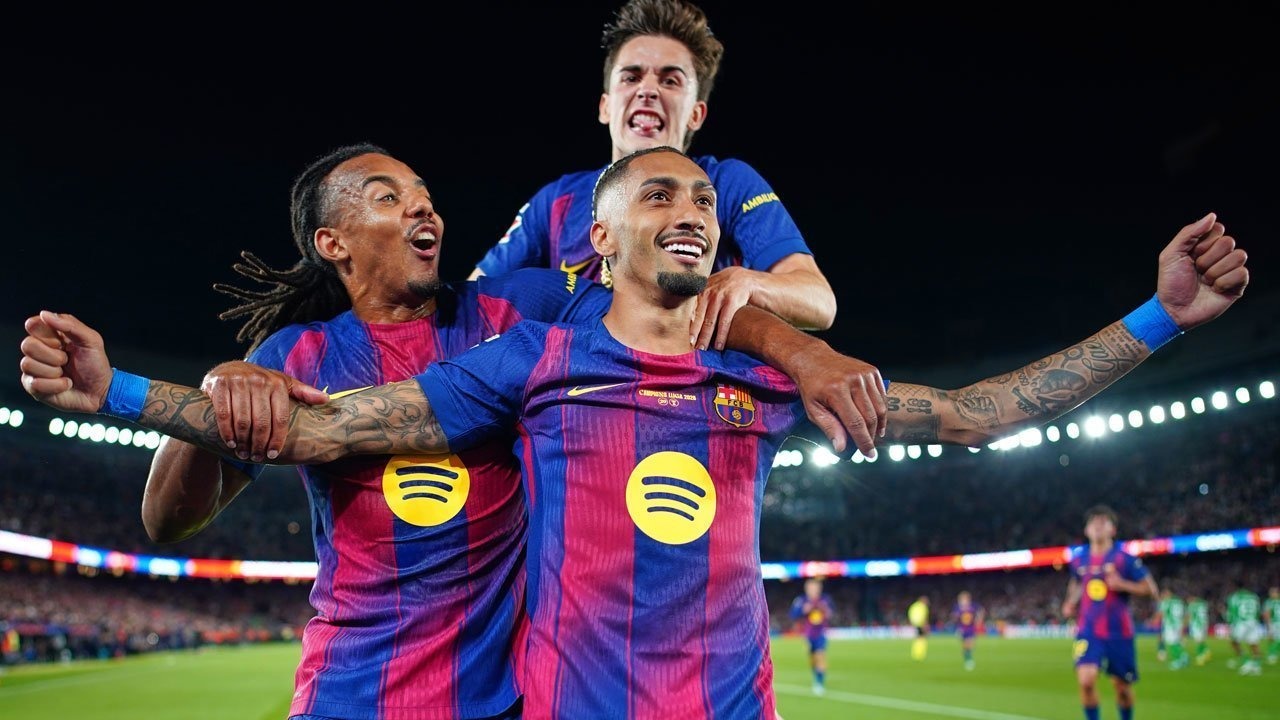 Barcelona Menang dari Perlawanan Ketat Real Betis 3-1