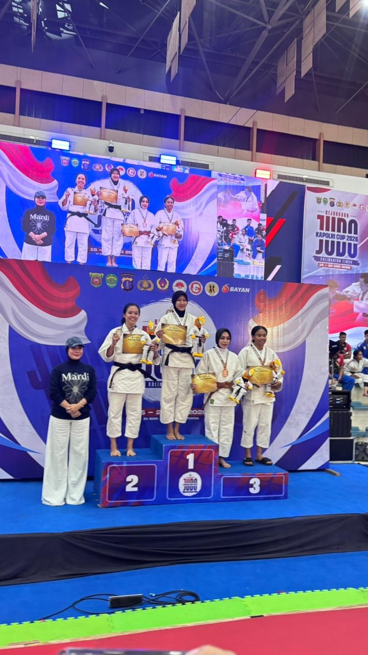 Polwan Polda Kaltara Raih Juara di Kejuaraan Judo Piala Kapolri Cup 2026