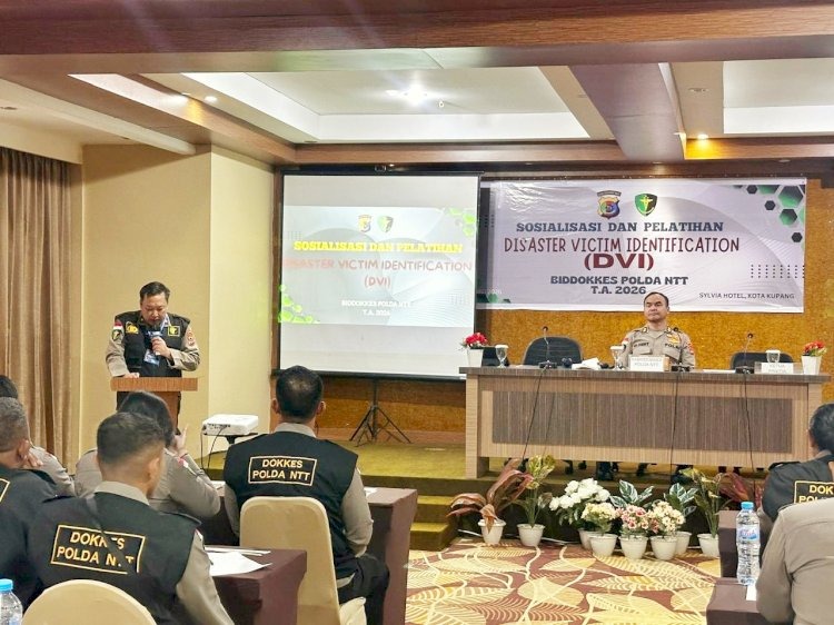Kabiddokkes Polda NTT Buka Sosialisasi DVI dan Yankestu 2026, Perkuat Kesiapsiagaan Kemanusiaan dan Pelayanan Kesehatan Presisi