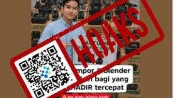 [HOAKS] Wapres Gibran Bagikan Bansos Kompor dan Blender