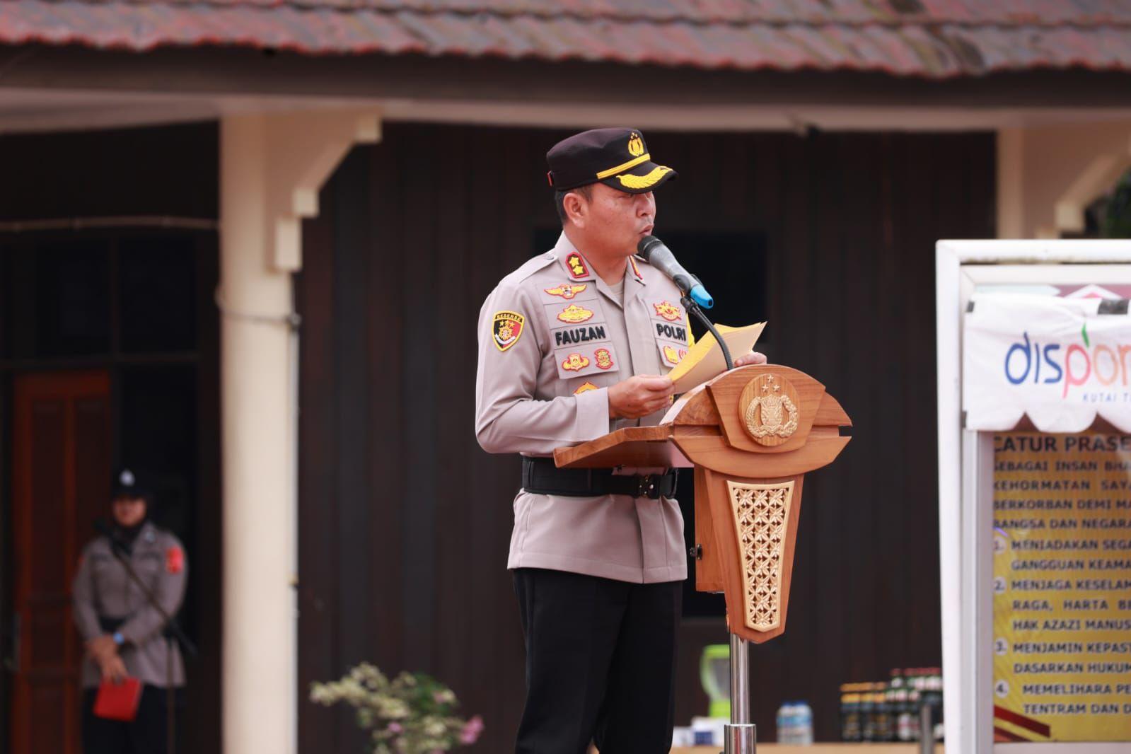 Jelang Iduladha 1447 H, Kapolres Kutim Tegaskan Pengamanan Berjalan Aman