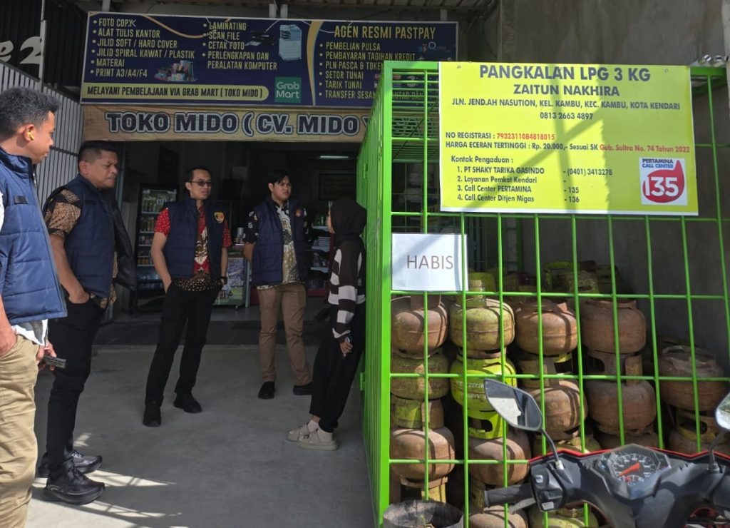 Ditreskrimsus Polda Sultra Perketat Pengawasan Distribusi LPG 3 Kg Bersubsidi