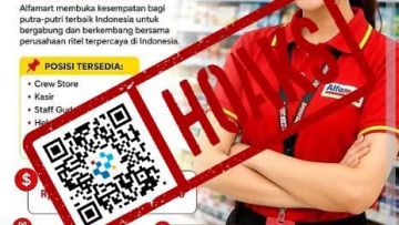 [HOAKS] Link Rekrutmen Karyawan Alfamart