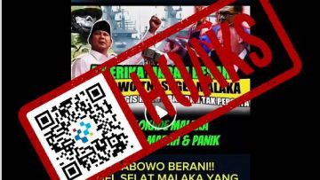[HOAKS] Amerika Serikat Kecam Presiden Prabowo karena Segel Selat Malaka