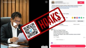 [HOAKS] Menkeu Purbaya Bagi-Bagi Bantuan 100 Orang Tercepat