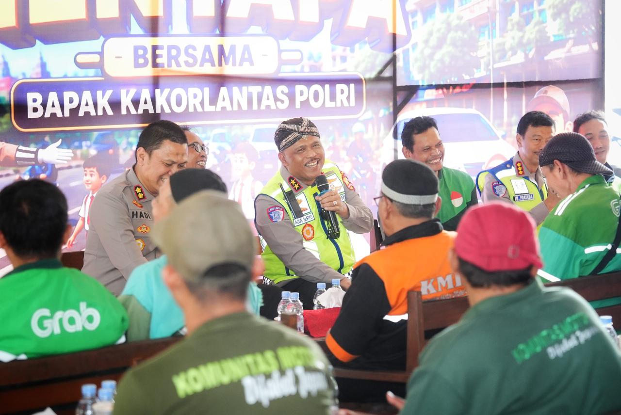 Kakorlantas Hadiri Polantas Menyapa di Jepara, Ajak Ojol & Komunitas Difabel Kampanyekan Keselamatan Lalu Lintas