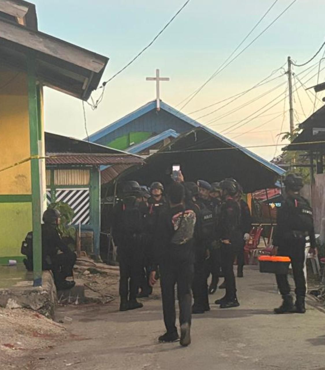 Tim Jibom Temukan Granat Nanas di Lokasi Ledakan Saat Sterilisasi