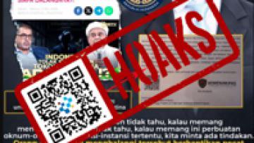 [HOAKS] Dokumen Tolak Warga Palestina Masuk Indonesia