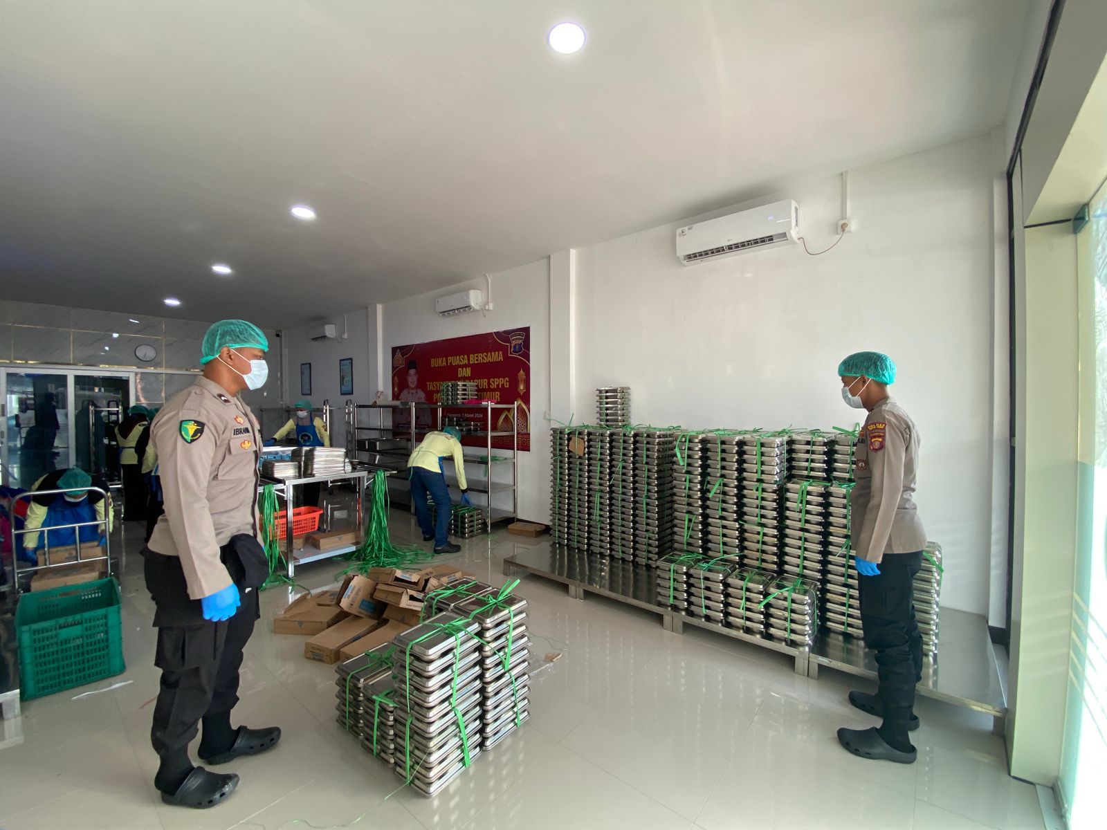 Sidokkes Polres Kutim Pastikan Menu MBG Aman Dikonsumsi 1.335 Penerima Manfaat