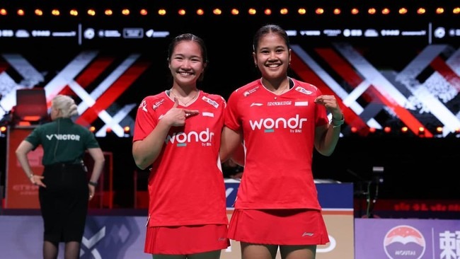 Ganda Putri Rachel/Febi Hajar Wakil AS Francesca Corbett/Jennie Gai di Indonesia Open 2026