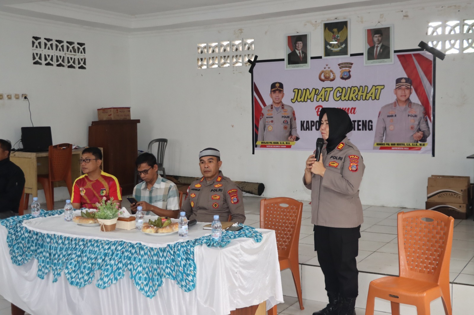 Polres Palu Gelar Jumat Curhat di Kelurahan Besusu Timur