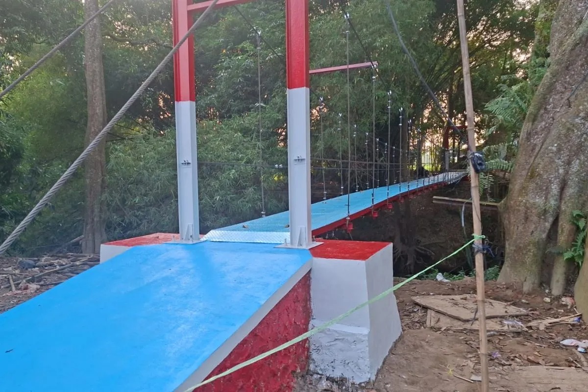 Jembatan Merah Putih Presisi di Serang Rampung, Polda Banten: Hadirkan Kemudahan Mobilitas untuk Warga