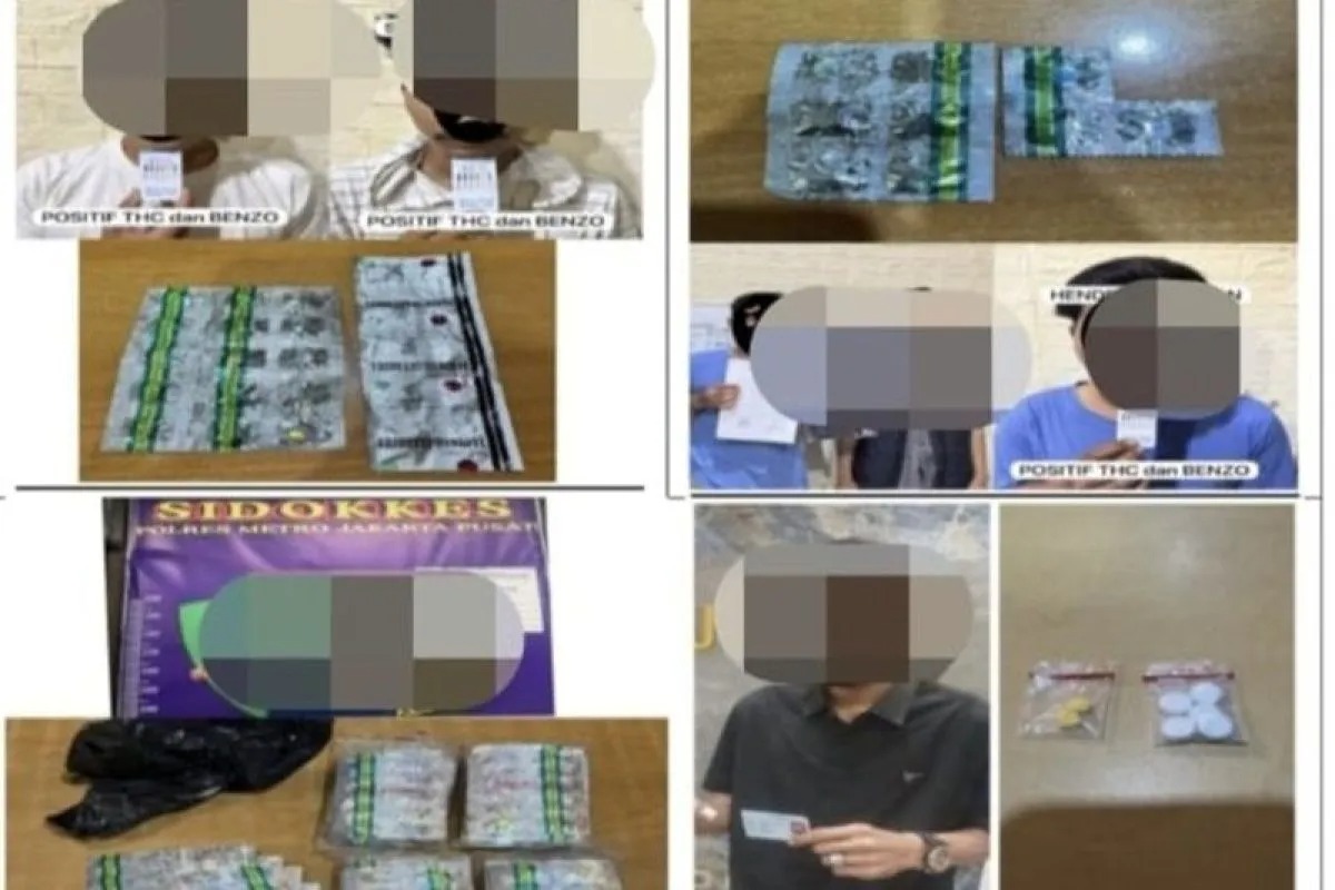 Polres Jakpus Ungkap 12 Kasus Peredaran Obat Berbahaya, 3.898 Butir Obat Disita