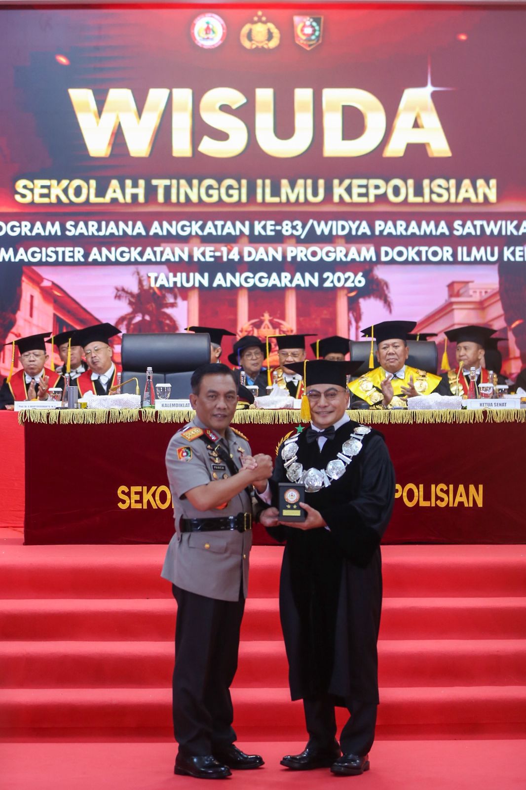 Kapolda Riau Gaungkan Polisi sebagai Penjaga Peradaban di Wisuda dan Dies Natalis ke-80 STIK Polri