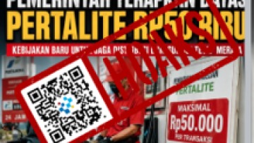 [HOAKS] Pertalite untuk Sepeda Motor Kini Dibatasi Rp50.000 Per Transaksi