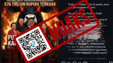 [HOAKS] Menkeu Purbaya Bongkar Korupsi Megawati Rp576 Triliun