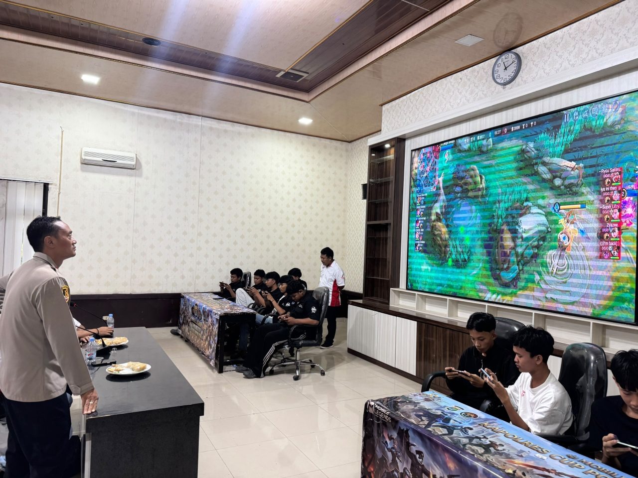 Semarak Hari Bhayangkara ke-80, Polres Lampung Utara Gelar Turnamen E-Sport Mobile Legends Kapolres Cup 2026